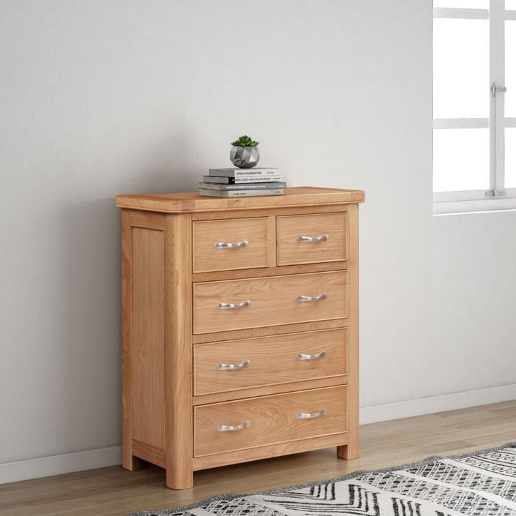 Wandsworth Oak Chest Of Drawers 2 + 3