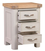 Wandsworth Painted 3 Drawer Bedside Table