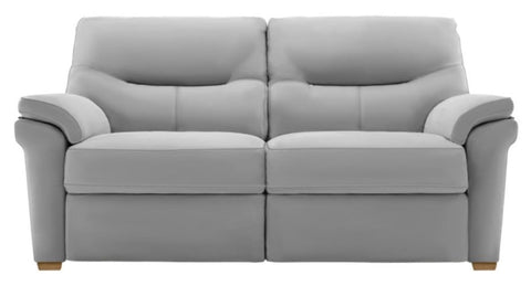 G Plan Seattle Leather 2.5 Seater Sofa With Feet