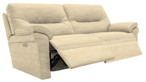 G Plan Seattle Fabric 3 Seater Recliner Sofa