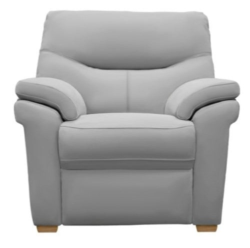 G Plan Seattle Leather Armchair With Feet