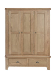 Litchfield Wooden 3 Door Wardrobe
