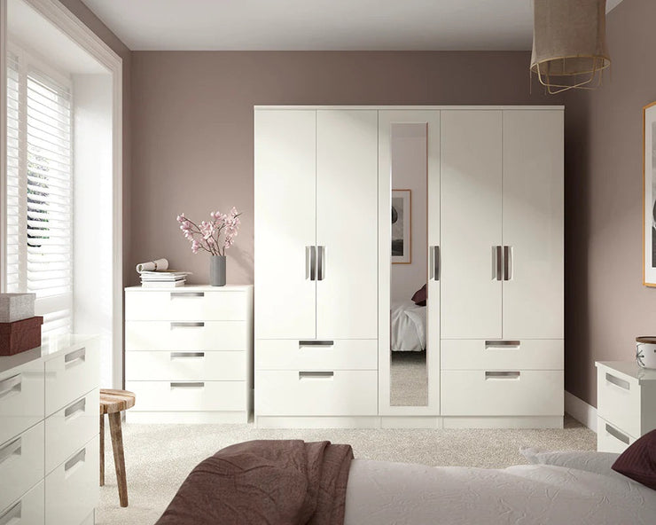 Milan 8 Drawer Twin Chest (inc. two deep drawers)