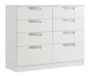 Milan 8 Drawer Twin Chest (inc. two deep drawers)