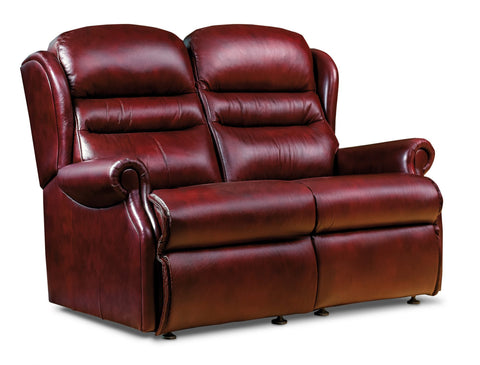 Sherborne Ashford Fixed Leather 2 Seater Sofa