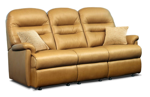 Sherborne Keswick Leather Fixed 3 Seat Sofa
