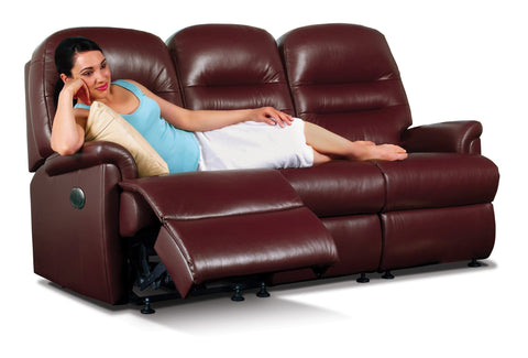 Sherborne Keswick Leather Reclining 3 Seat Sofa