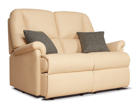 Sherborne Milburn Leather Reclining 2 Seat Sofa
