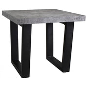 Fusion Lamp Table - Stone Effect