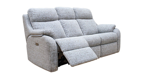 G Plan Kingsbury Fabric 3 Seat Recliner Sofa